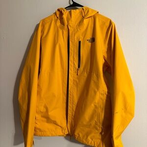 North face yellow Rain Jacket